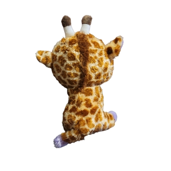 TY BEANIE BOOS Safari  Plush Stuffed Animal Purple Eyes - Picture 3 of 12